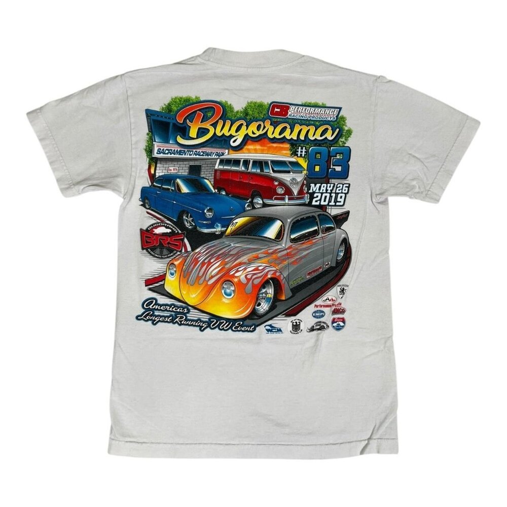 Bugorama Hot Rod Car Show T-Shirt Size Small